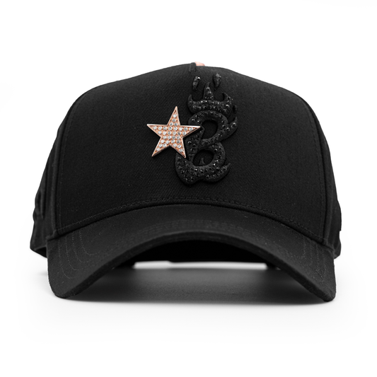 BARBAS HATS "B STAR ROSE GOLD"